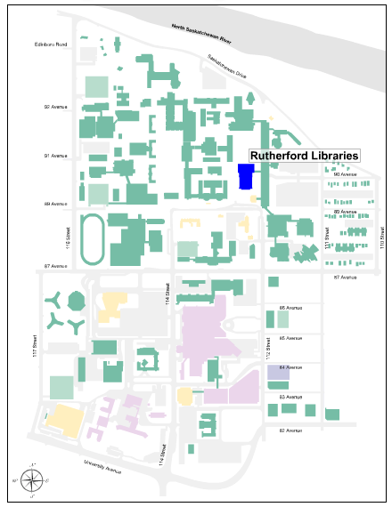 Rutherford Library Map